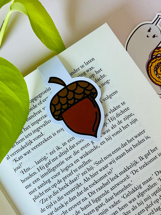 Magnetische boekenlegger -  Eikeltje