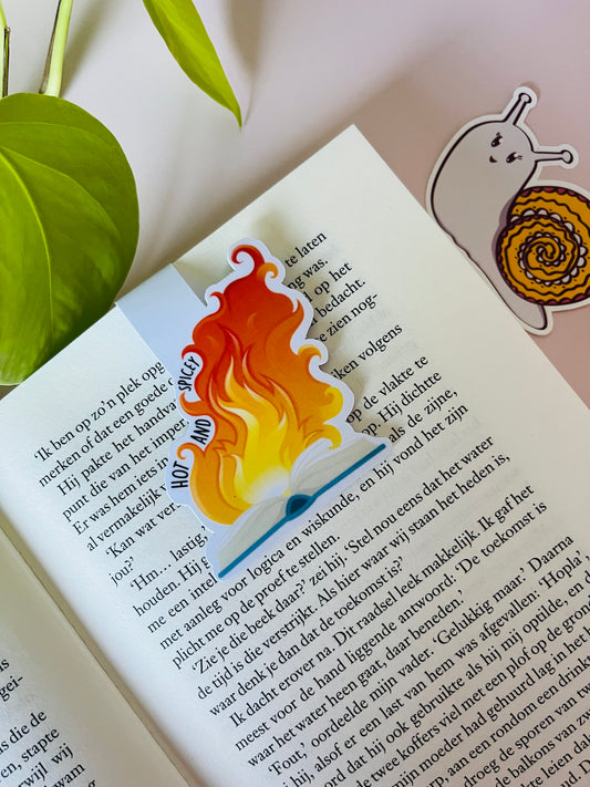 Magnetische boekenlegger -  Hot en spicey