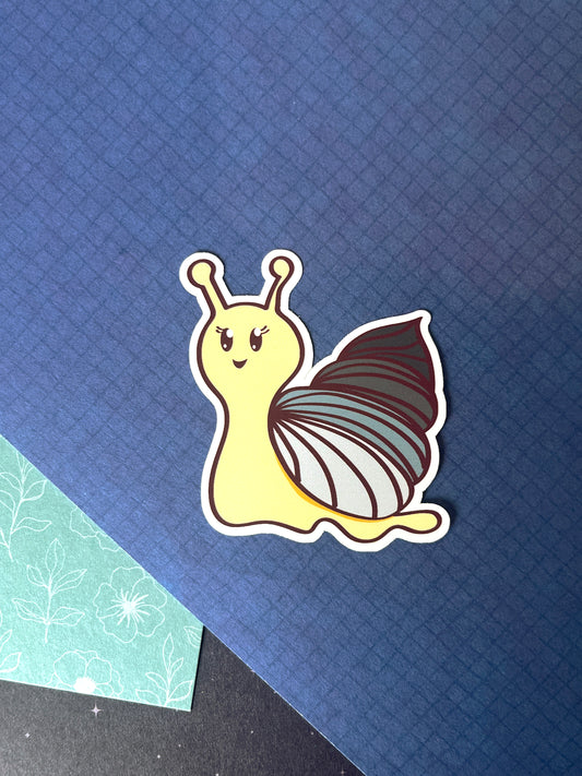 Sticker slakje blue cone