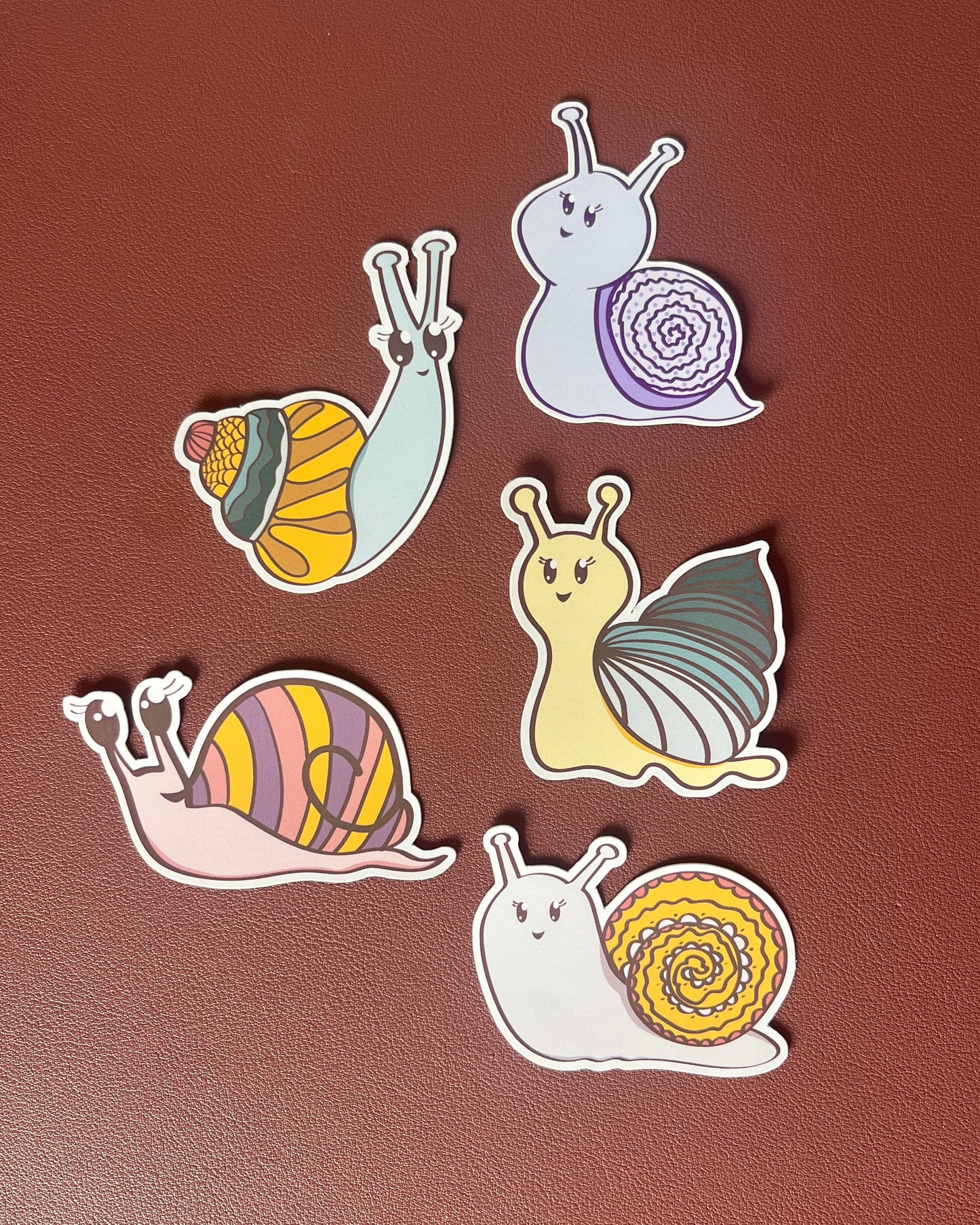 Slakjes - SETJE VAN 5 STICKERS