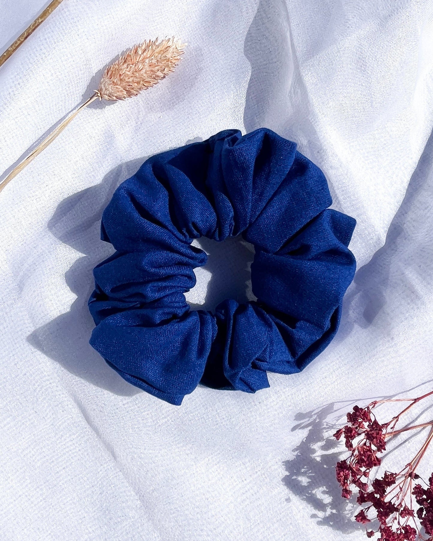 Scrunchie; Cobalt blauw