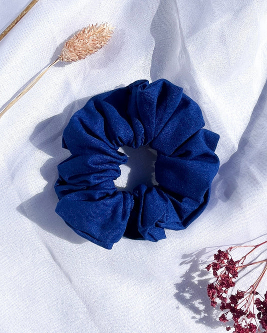 Scrunchie; Cobalt blauw