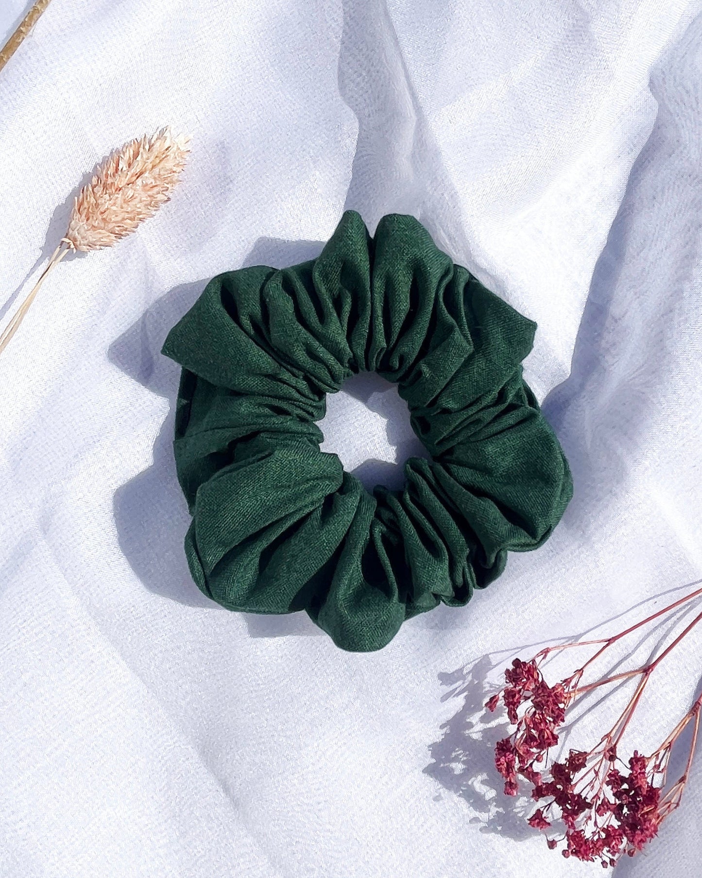 Scrunchie; prachtig groen