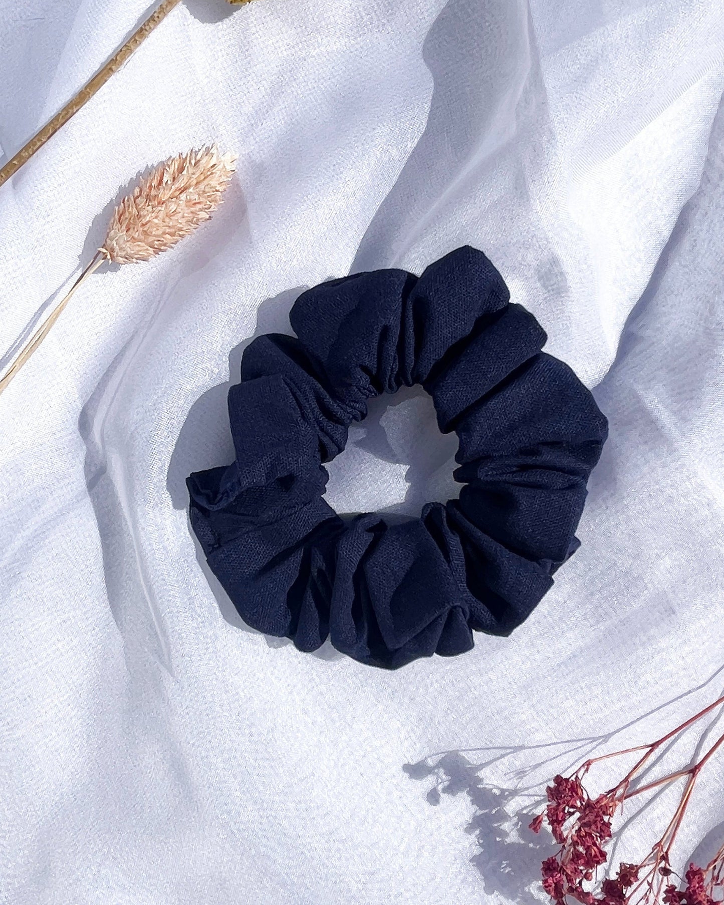 Scrunchie; Donker Blauw