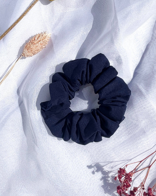 Scrunchie; Donker Blauw
