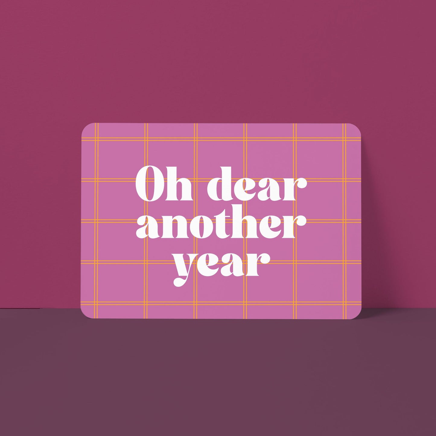 Postkaart Oh dear another year